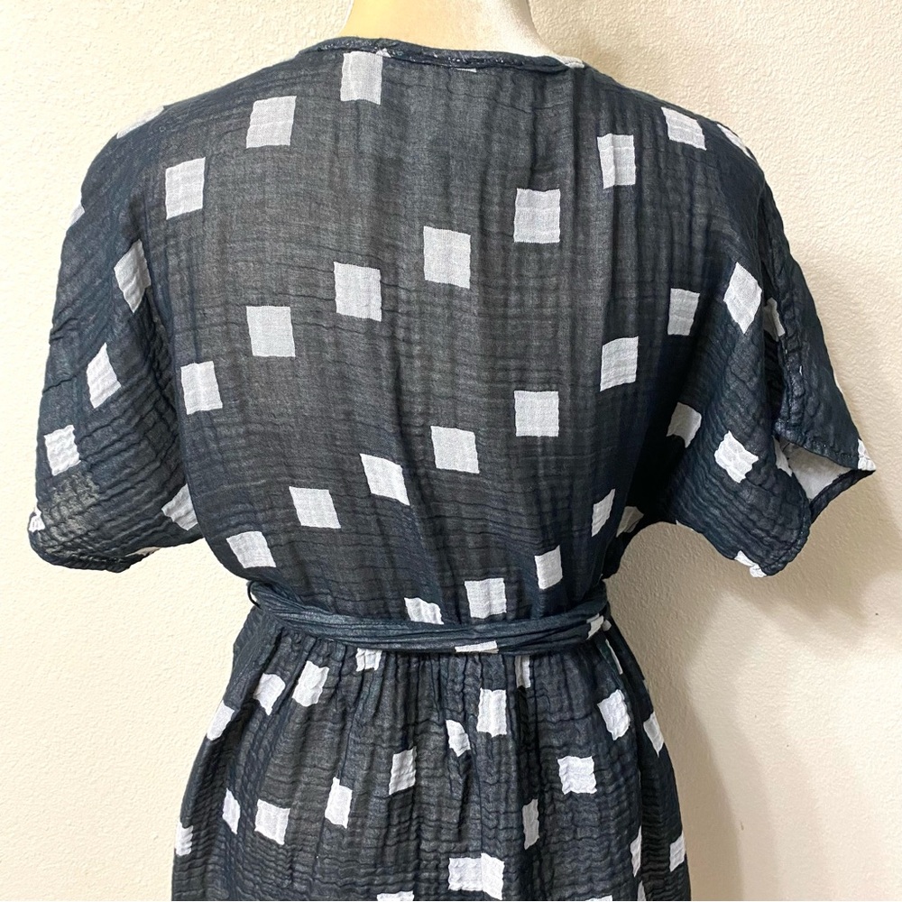 Ace & Jig Reversible Duo Cardi in Black Hopscotch - Picture 5 of 9